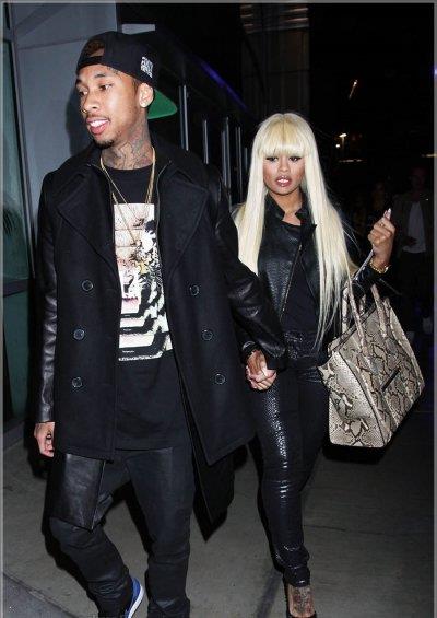 Tyga and Blac Chyna paparazzi photo