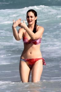 Leighton Meester bikini camel toe