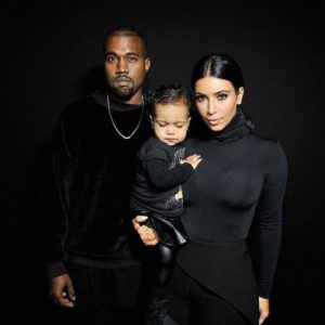 Kim & Kanye family portrait