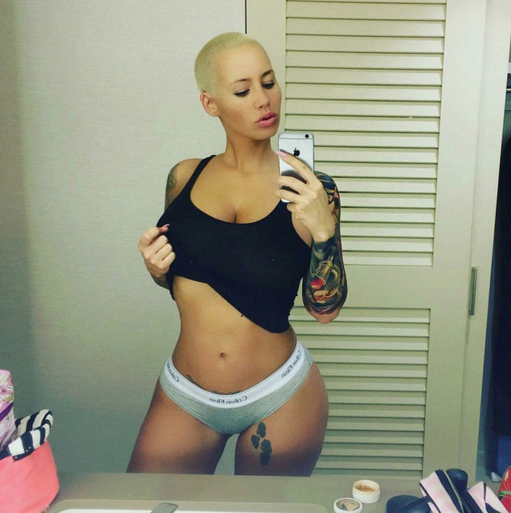 Amber Rose sexy panties