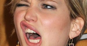 Jennifer Lawrence angry mouth