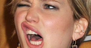 Jennifer Lawrence angry mouth