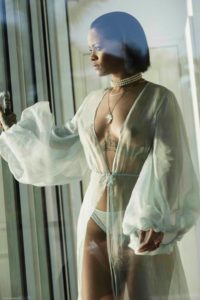 Rihanna topless