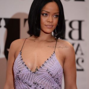 Rihanna deep cleavage